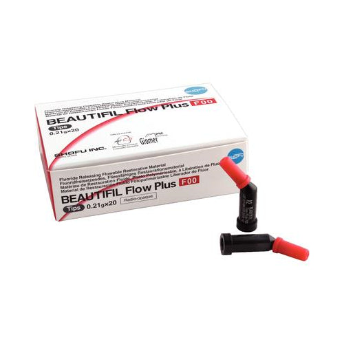 Shofu Dental 2215 Beautifil Flow Plus F00 Zero Flow Flowable Composite Compules Incisal 20/Pk 0.21 Gm Shofu Dental 2215 Beautifil Flow Plus F00 Zero Flow Flowable Composite Compules Incisal 20/Pk 0.21 Gm
